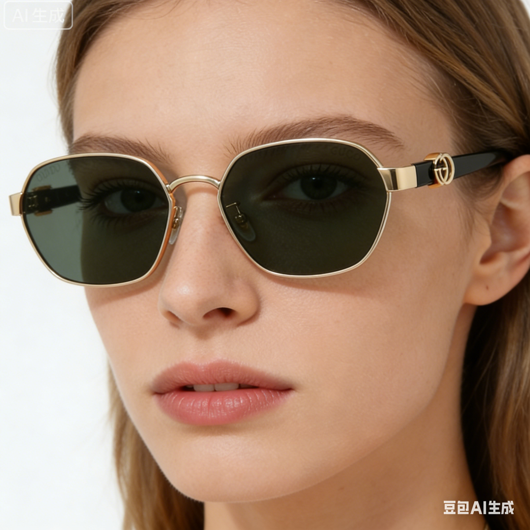 Gucci's GG logo metal-frame square sunglasses - Image 2
