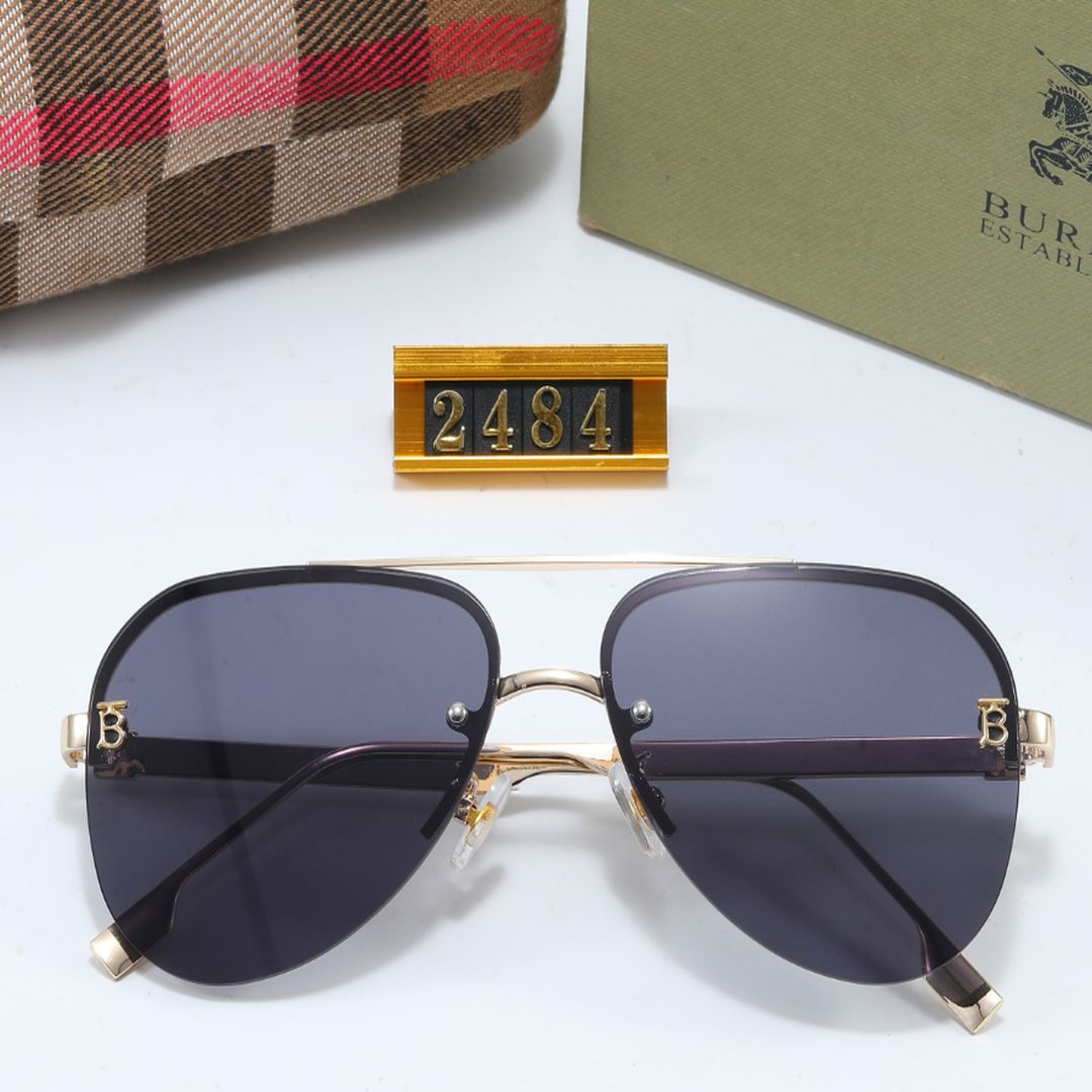 Burberry-style pilot sunglasses - Image 2