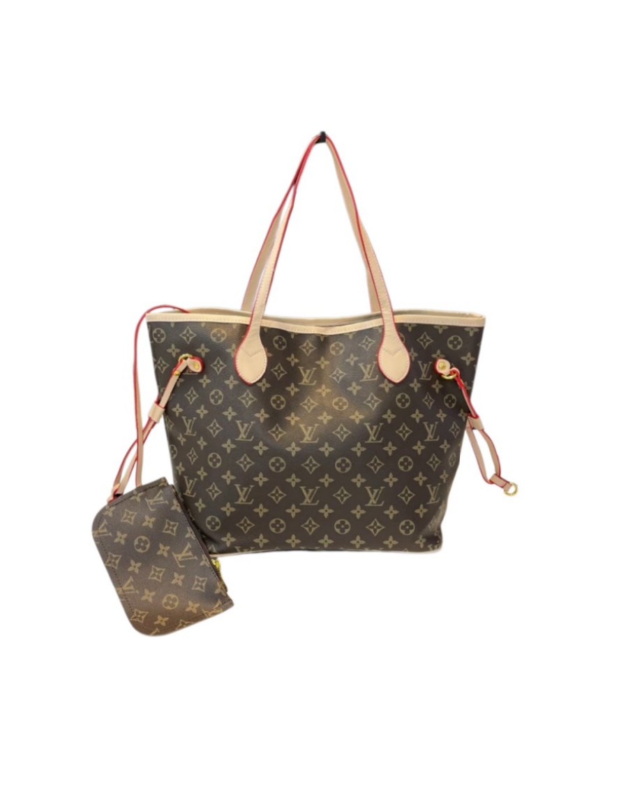 Two-piece tote set with matching inner pouch