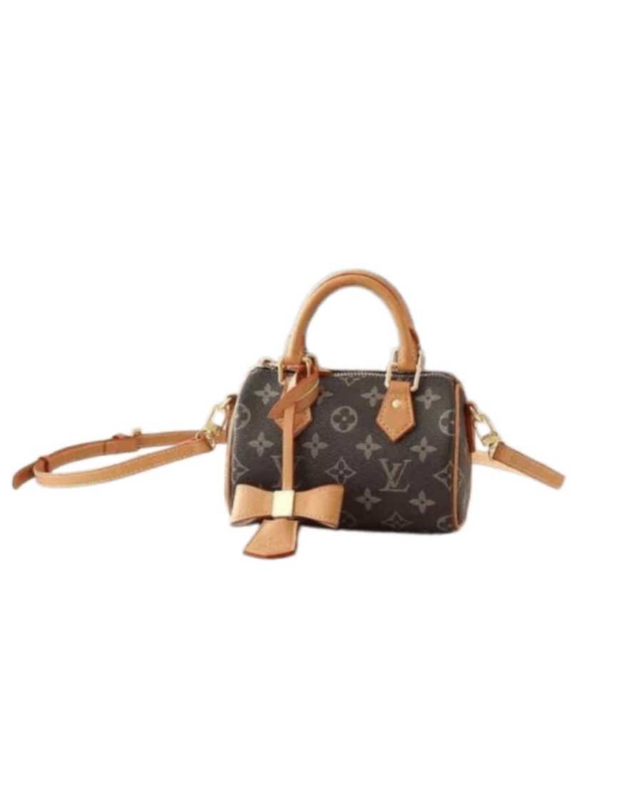 Mini pillow duffel bag in black